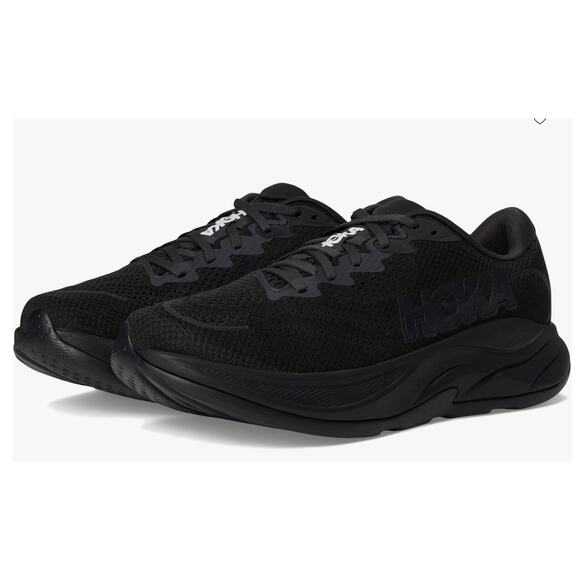 Hoka Rincon 4 Men\'s Running Shoes Triple Black Size 10 D New In Box (NIB)